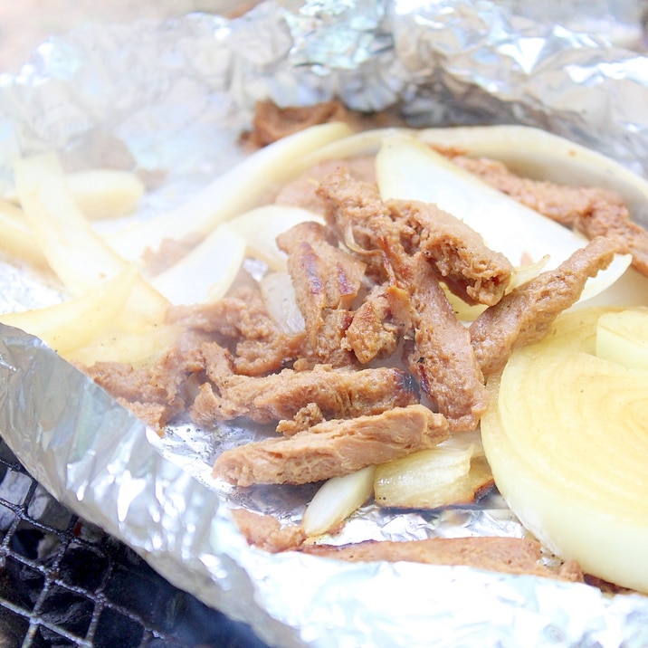 大豆のお肉でBBQ！かんたん焼き肉風